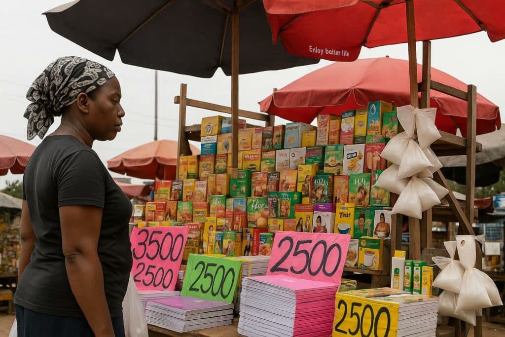 Brazzaville Market’s Risqué Stall Ignites Debate