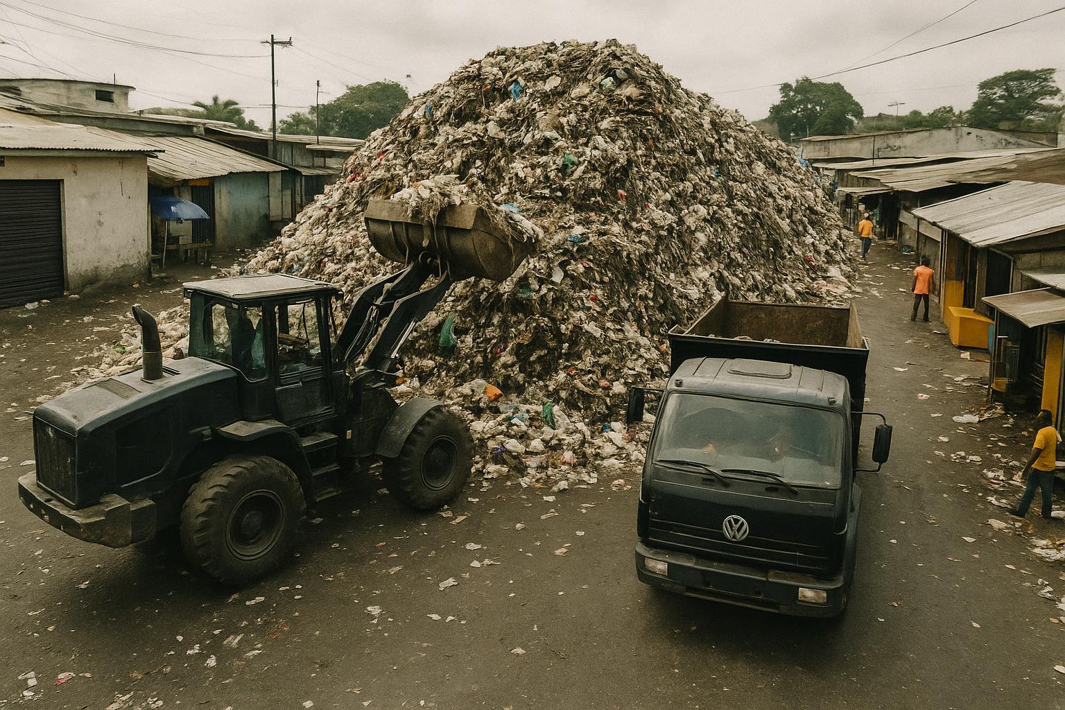 Pointe-Noire Clean-Up: Police Engineers Lead Eco Drive