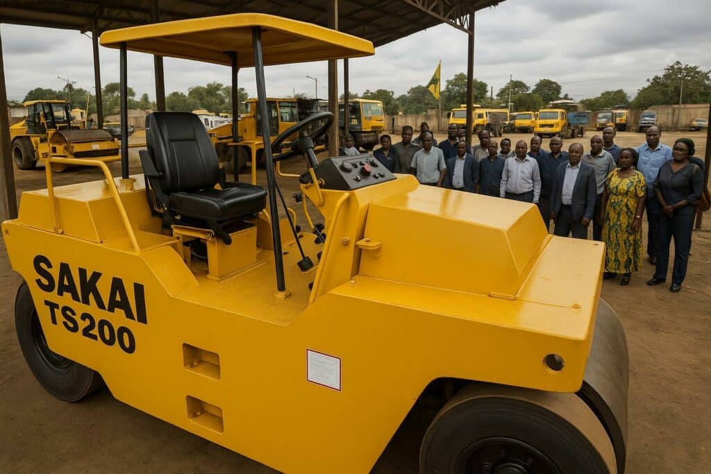 Japan’s Heavy Machines Boost Pointe-Noire Roads