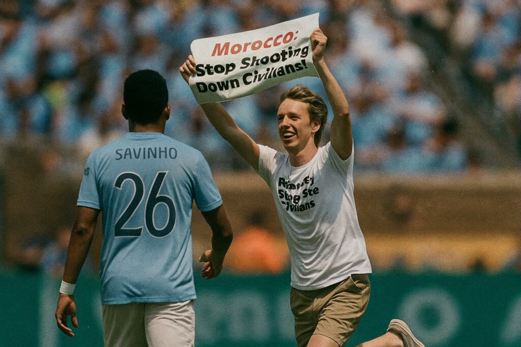 When a Streaker Steals the Show: Animal Rights Protest at Club World Cup