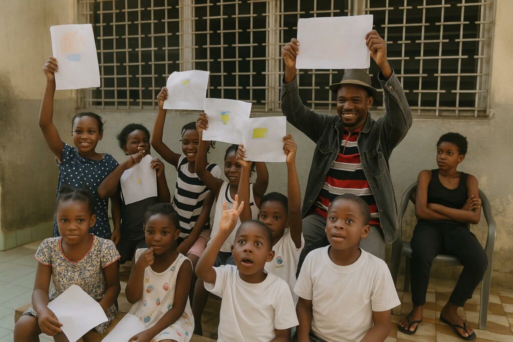 Brazzaville NGO Gifts School Kits to Orphans