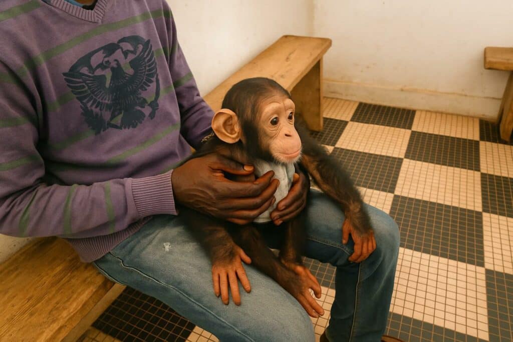 Baby Chimp Rescue in Nkayi Sparks Legal Wake-Up